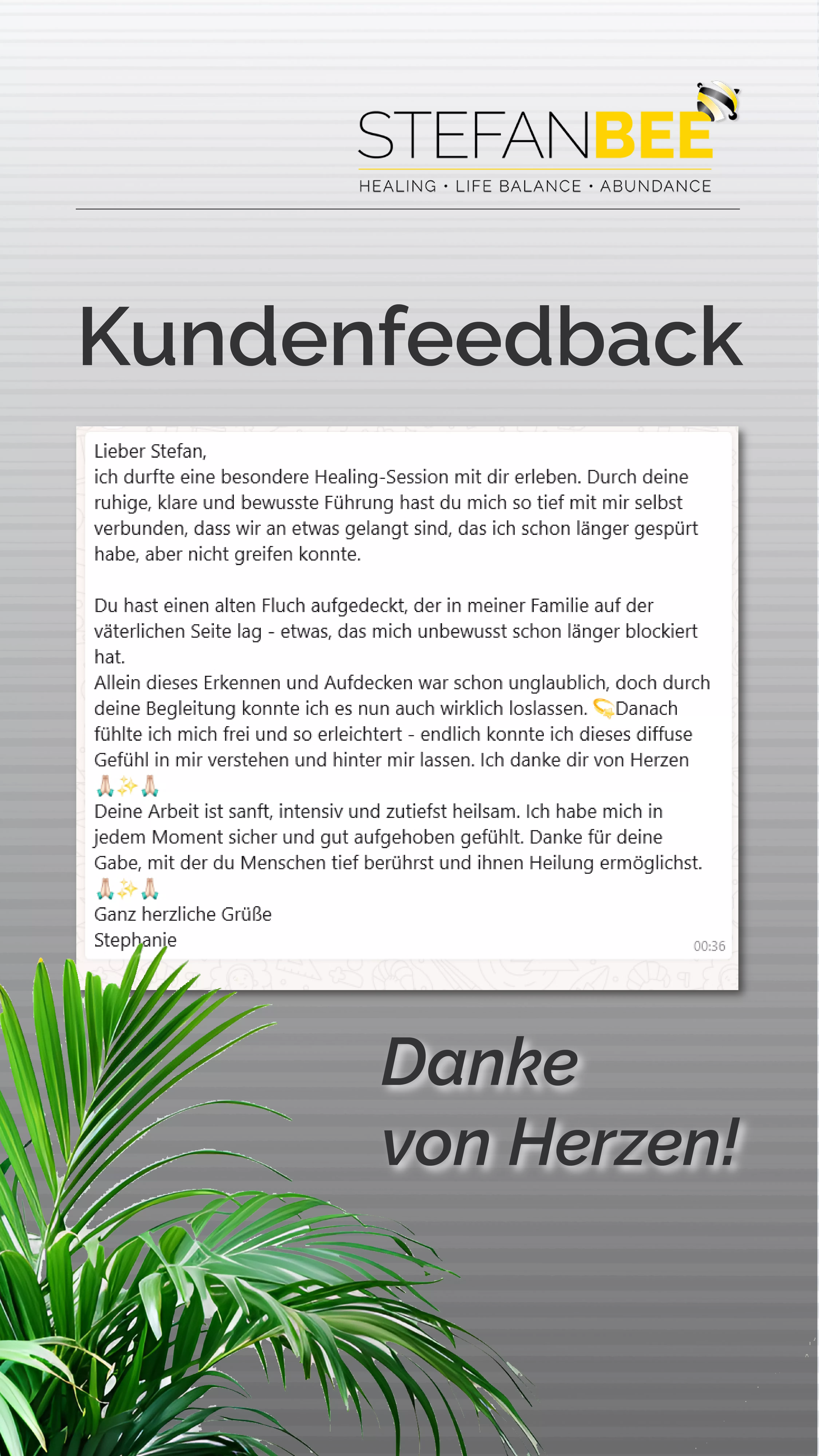Feedback Stephanie L.